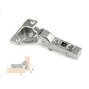Bisagra Clip Cam 110º ø35mm Acodada con Piston + Base