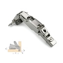 Bisagra Clip Cam 165º ø35mm Acodada con Piston + Base