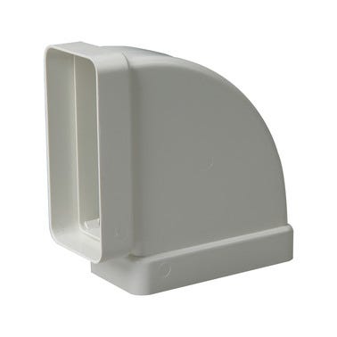 Codo Rectangular Horizontal  90º 55x110mm