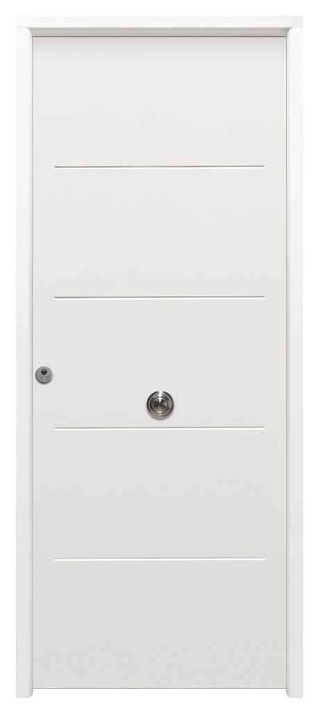 Puertas de entrada SAGA-100 1105 90x210cm Blanco RAL9003 3P/2C DCHA*