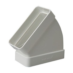 Codo Rectangular Horizontal  45º 90x180mm