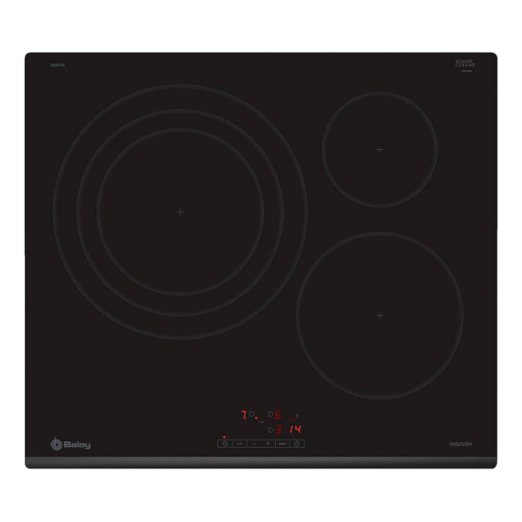 [116016] Placa De Inducción BALAY 3EB967FR Biselada , Color Negro