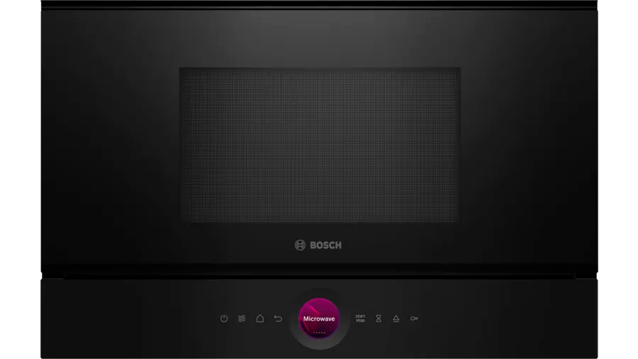 Horno Microondas BOSH BER7321B1 Integrable, Capacidad 21 litros Negro