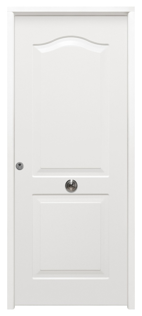 Puertas de entrada SAGA-100 SEMI 90x210cm Blanco RAL9003 3P/2C DCHA*