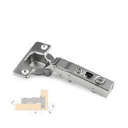 [64123] Bisagra Clip Cam 110º ø35mm Recta + Base