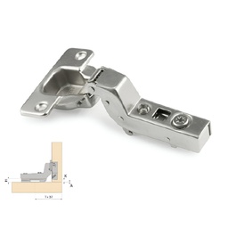 [64679] Bisagra Clip Cam 110º ø35mm Super Acodada + Base